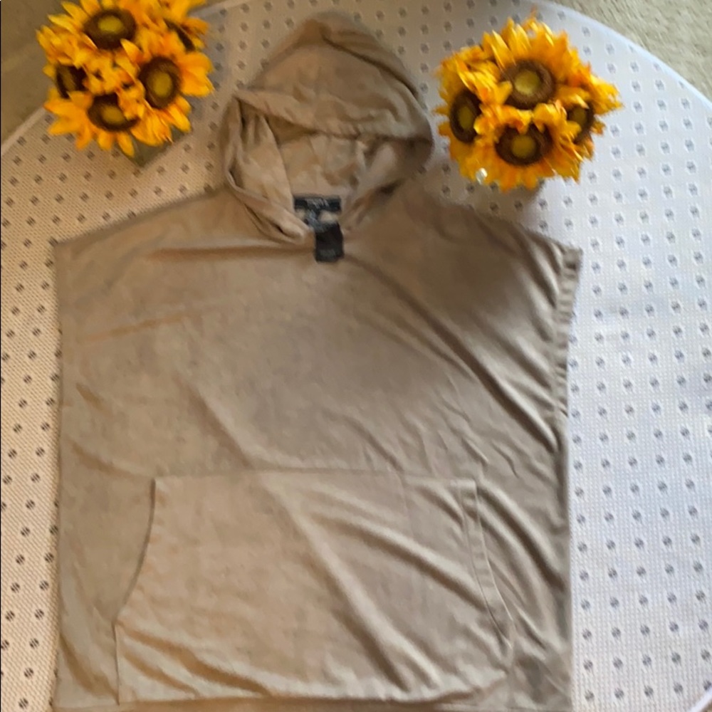 NWT Men’s Suede type Hoddie Size M